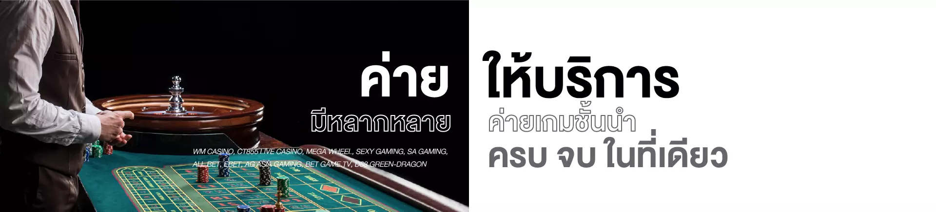 ค่ายให้บริการ ค่ายเกมชั้นนำ ครบ จบ ในที่เดียว