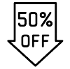 50% off
